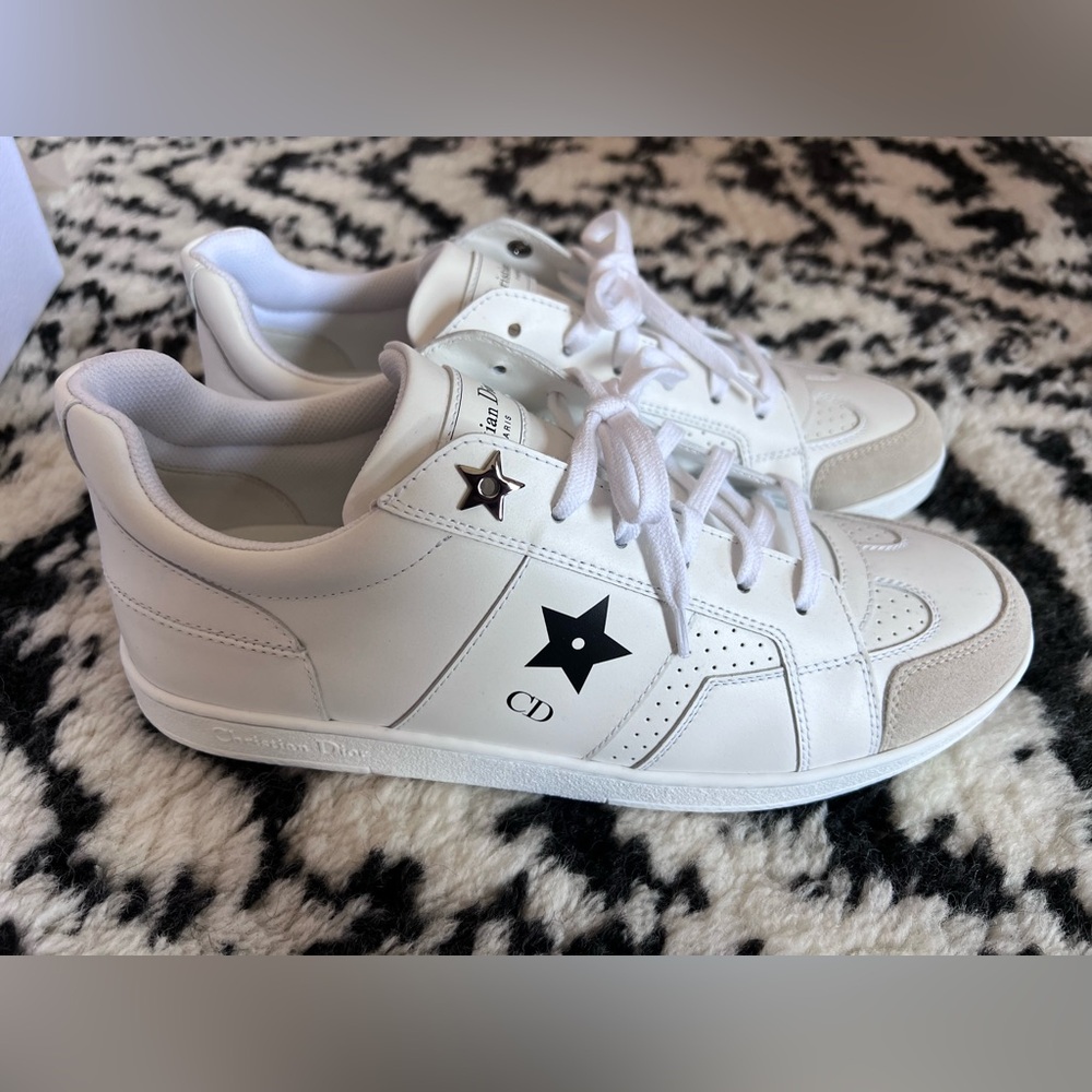 Dior Star calfskin and suede women's sneakers